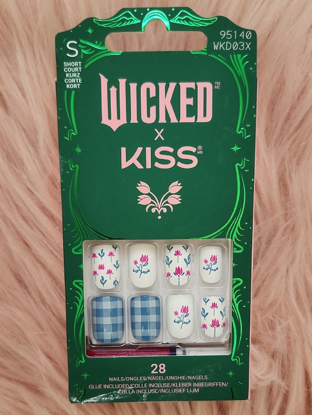 LIMITED EDITION!! Brand New KISS X WICKED False Nails-S